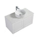 Indulge | Hampton 900 Provincial Matte White Shaker Wall Hung Vanity - Acqua Bathrooms