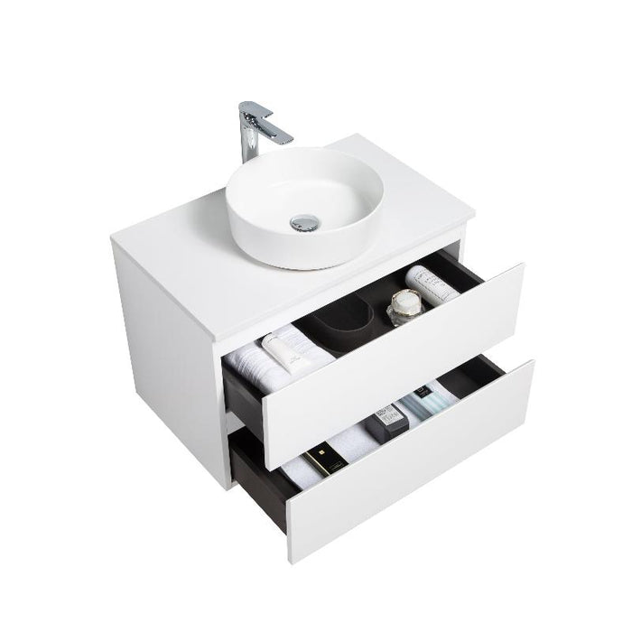 Avia 750 Matte White Wall Hung Vanity