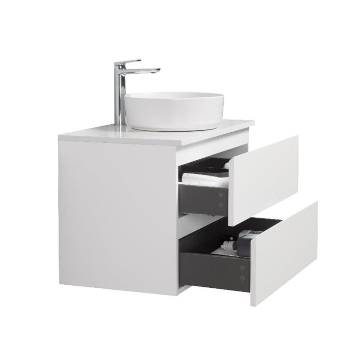 Avia 750 Matte White Wall Hung Vanity