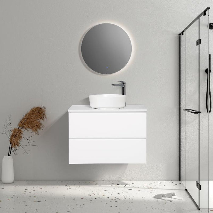 Avia 750 Matte White Wall Hung Vanity