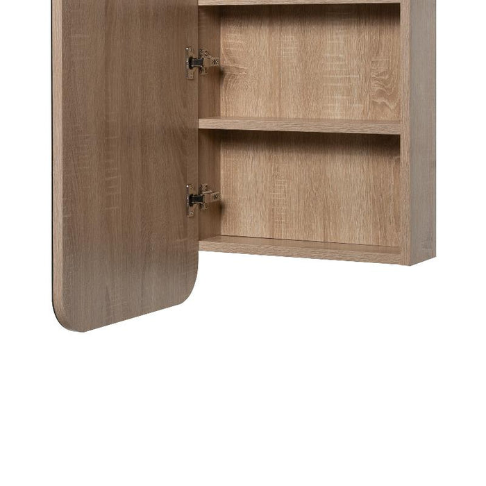 Curva White Oak Square Shaving Cabinet By Indulge®