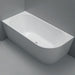 Dimitri 1500 Left Corner Fit Freestanding Bath Tub - Acqua Bathrooms