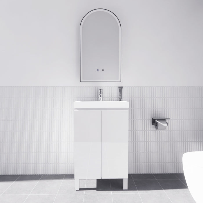 Absolute | 500mm Ensuite Narrow Vanity on Legs - Acqua Bathrooms