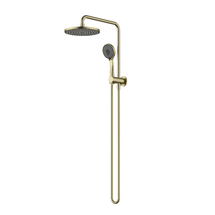 Mirage Brushed Bronze Round Multifunction Shower Rail