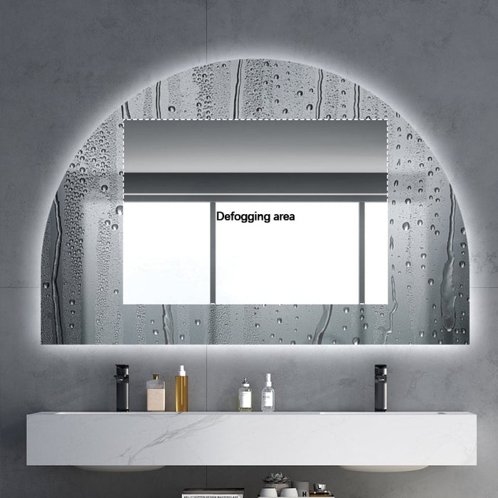 Indulge | Arched Touchless 1500 x 1000 LED Mirror - Three Light Temperatures - Acqua Bathrooms