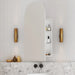 Arched Matte White Square Shaving Cabinet By Indulge® - Acqua Bathrooms