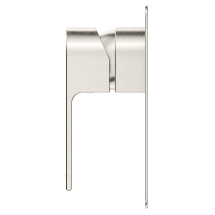 Beki Brushed Nickel Shower Mixer - Square Plate - Trim Kit Only