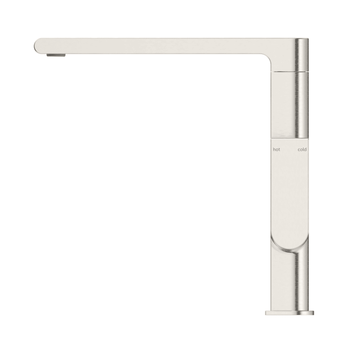 Beki Brushed Nickel Sink Mixer