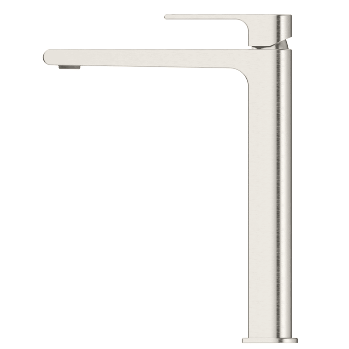 Beki Brushed Nickel Tall Basin Mixer