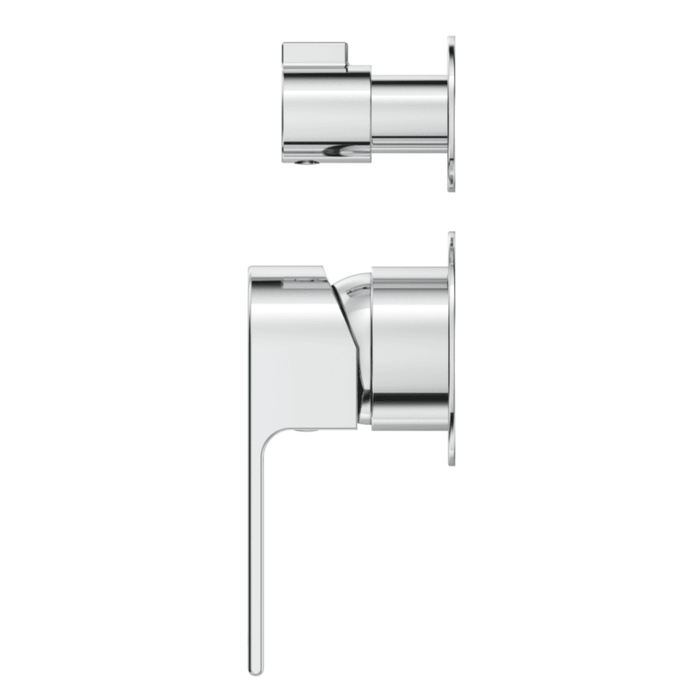 Beki Chrome Shower Mixer Diverter - 2P - Trim Kit Only