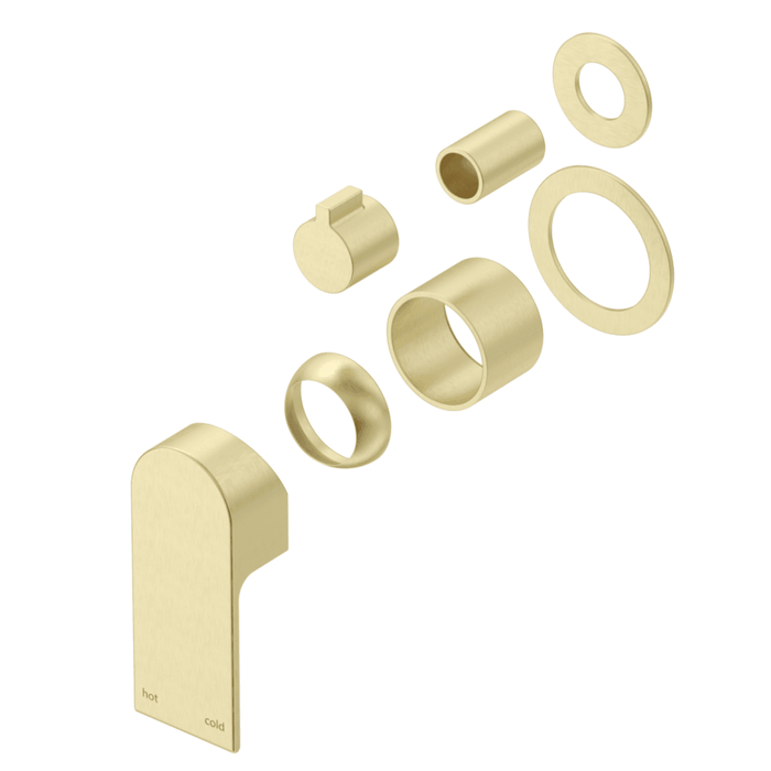 Beki French Gold Shower Mixer Diverter - 2P - Trim Kit Only