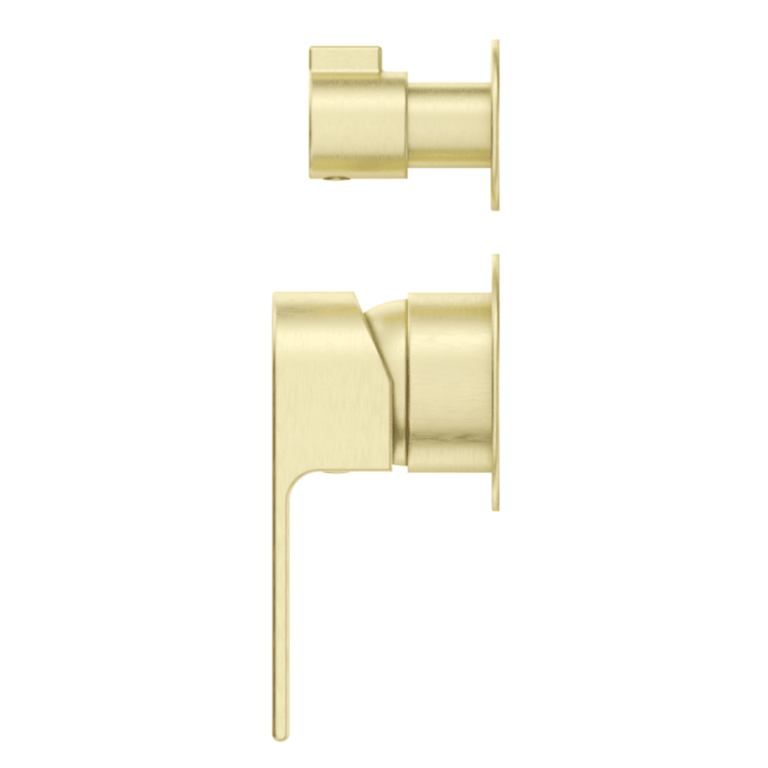 Beki French Gold Shower Mixer Diverter - 2P - Trim Kit Only