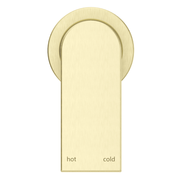 Beki French Gold Shower Mixer - Round Plate - Trim Kit Only