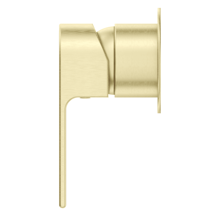 Beki French Gold Shower Mixer - Round Plate - Trim Kit Only