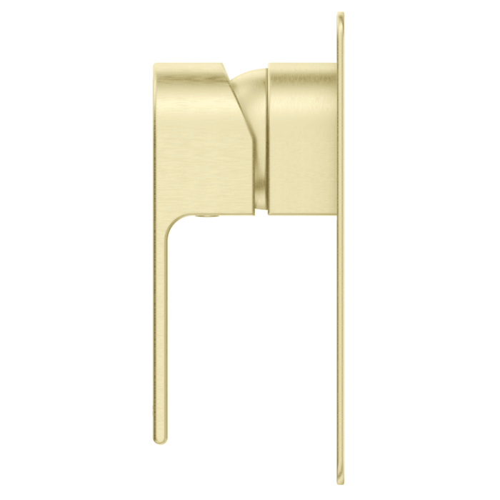 Beki French Gold Shower Mixer - Square Plate - Trim Kit Only