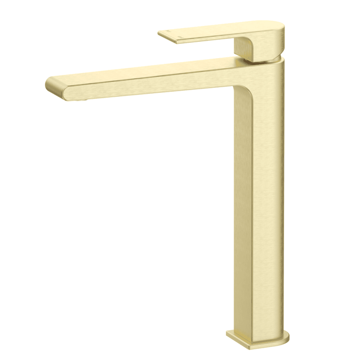 Beki French Gold Tall Basin Mixer