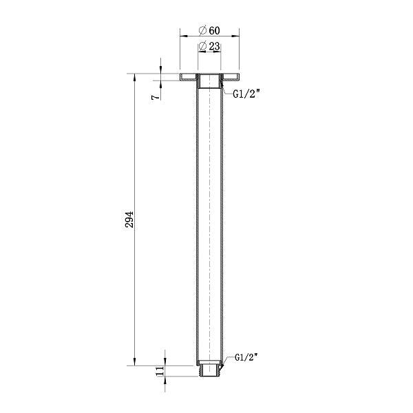 Star Mini Round Ceiling Arm