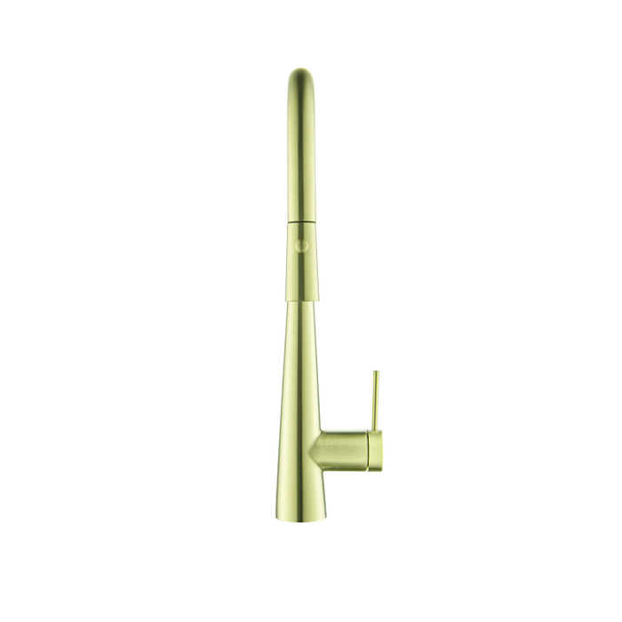 Mica French Gold Cone Pull Out Kitchen Mixer