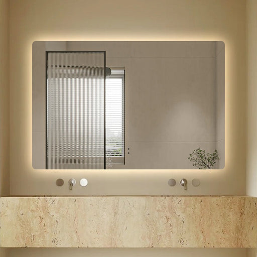 Indulge | Curva Rectangle 1200 x 800 Touchless LED Mirror  - Three Light Temperatures - Acqua Bathrooms