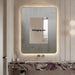 Indulge | Curva Rectangle Brushed Gold 700 x 900 Touchless LED Mirror  - Three Light Temperatures - Acqua Bathrooms