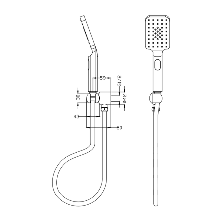 Cresta Brushed Nickel Hand Shower