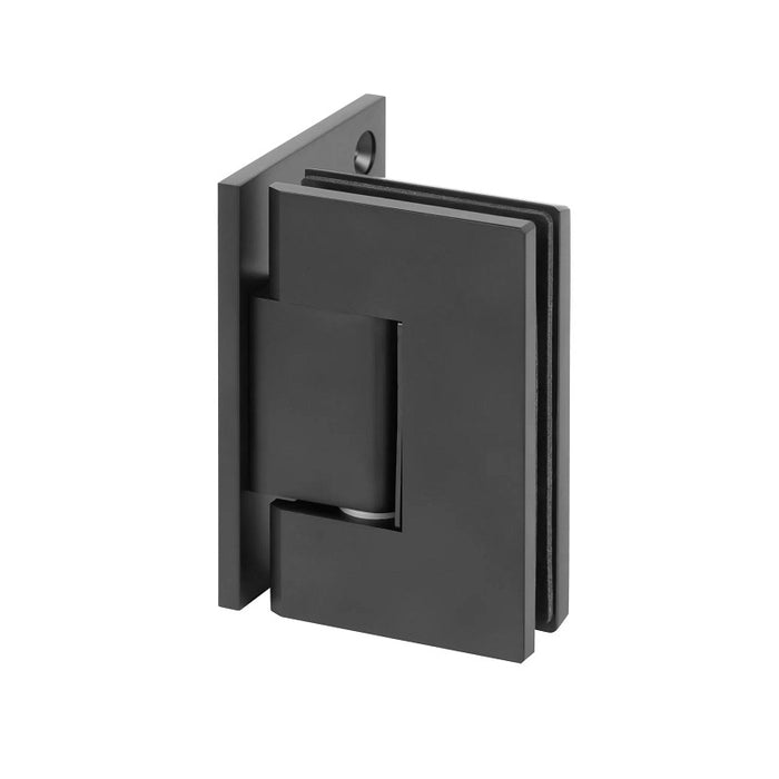 Matte Black Shower Screen Hinge – Glass to Wall