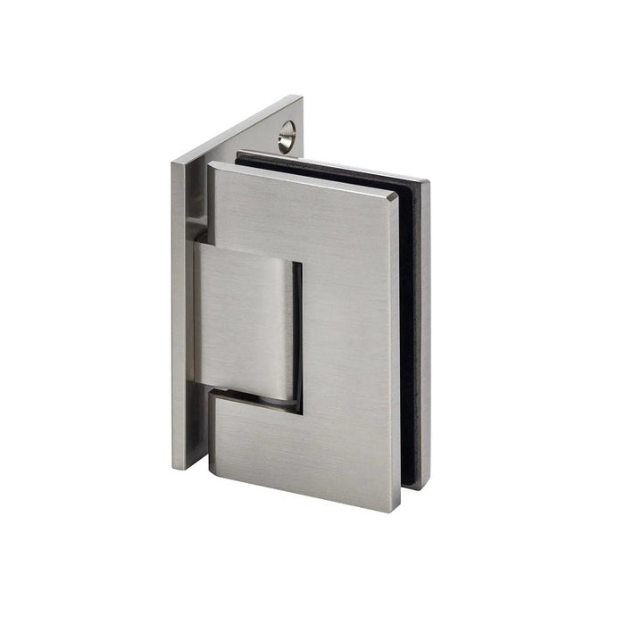 Brushed Nickel Shower Screen Hinge – Glass to Wall