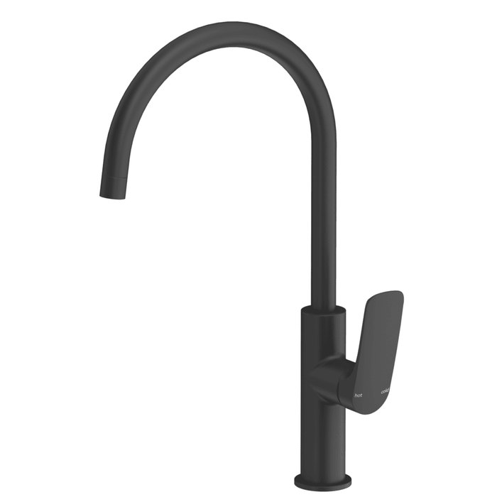 Kaza Matte Black Sink Mixer