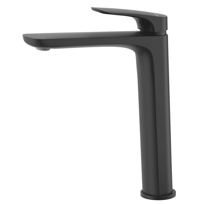 Kaza Matte Black Tall Basin Mixer