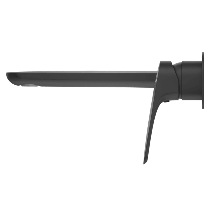 Kaza Matte Black Wall-Spout Combo - 2P - Trim Kit Only