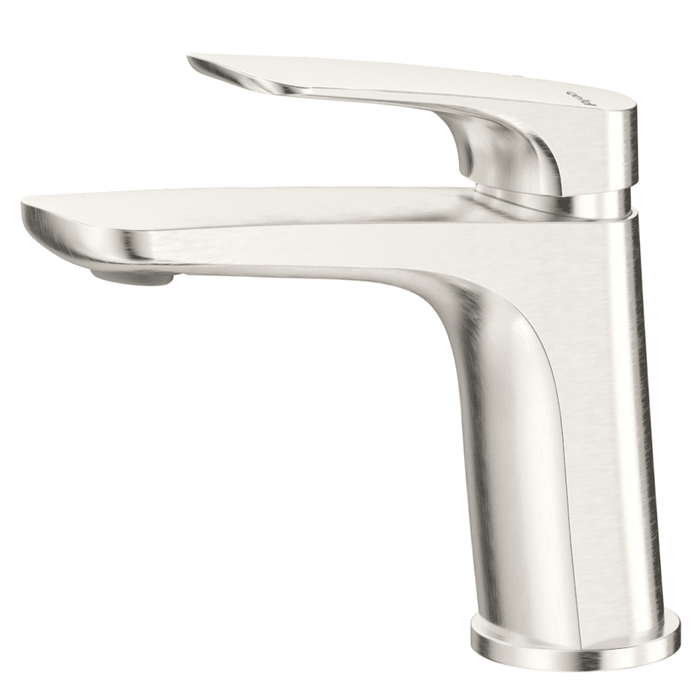 Kaza Brushed Nickel Basin Mixer