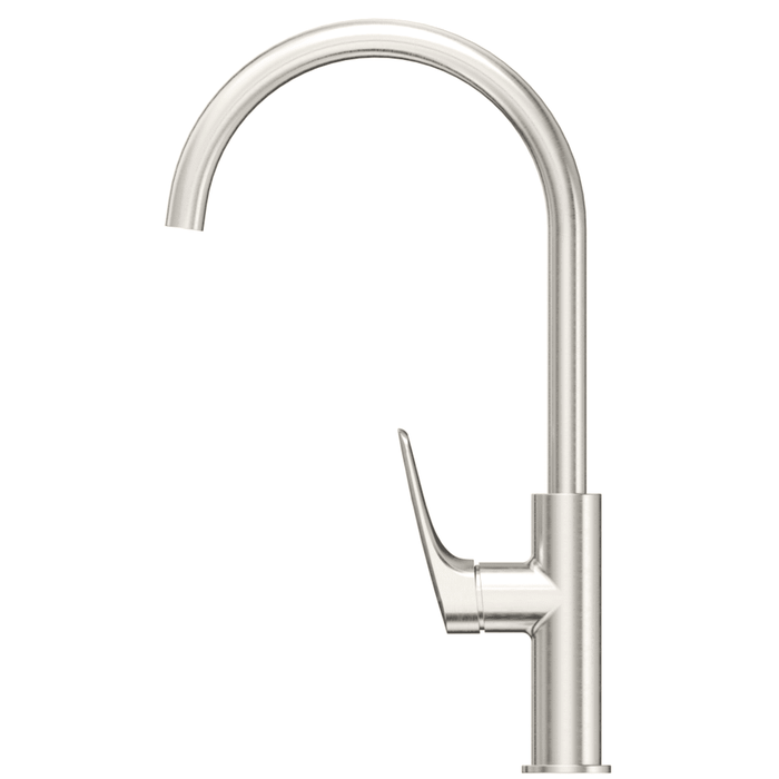 Kaza Brushed Nickel Sink Mixer