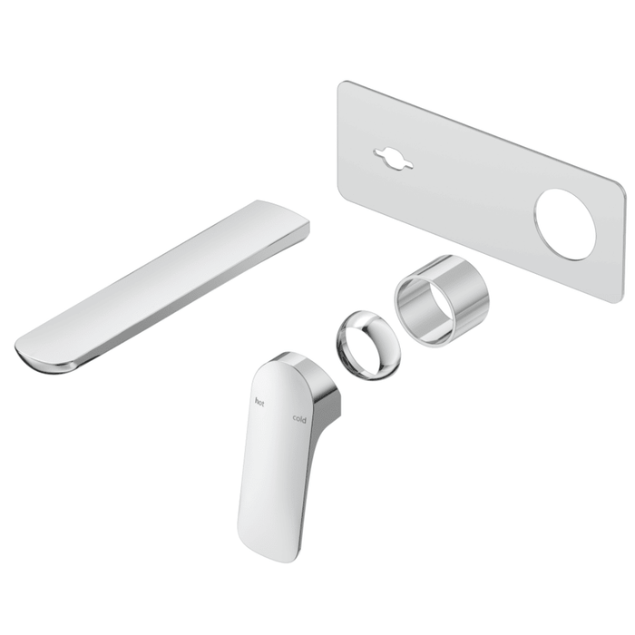 Kaza Chrome Wall-Spout Combo - 1P - Trim Kit Only