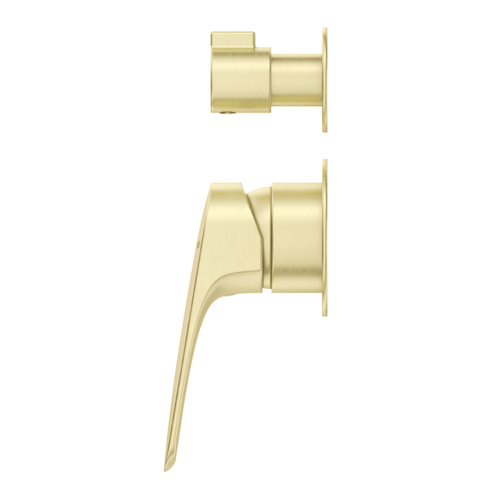 Kaza French Gold Shower Mixer Diverter - 2P - Trim Kit Only