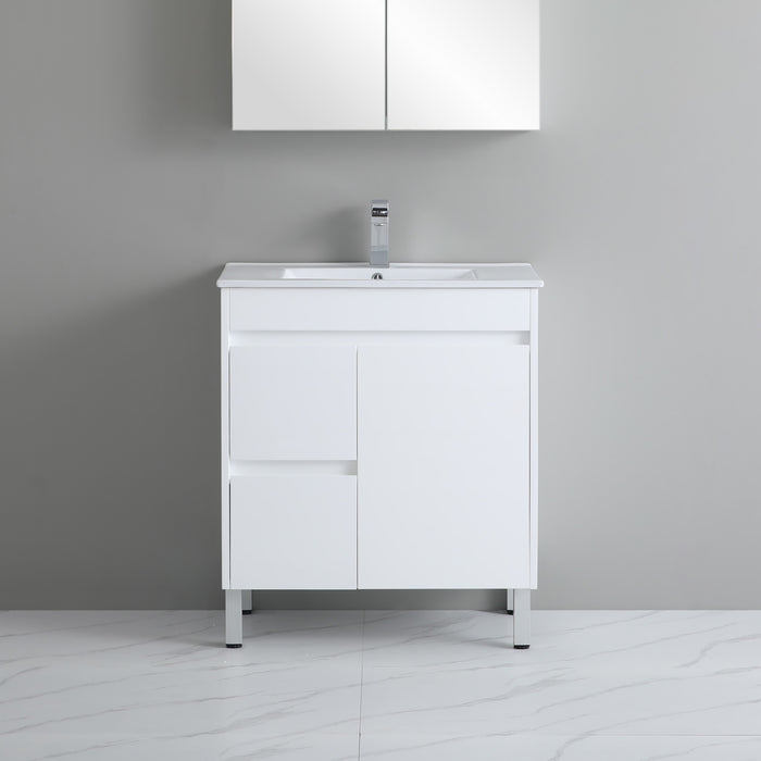 PVC 750mm Narrow Vanity on Legs