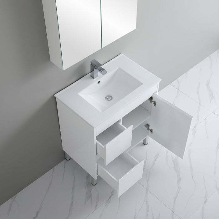 PVC 750mm Narrow Vanity on Legs