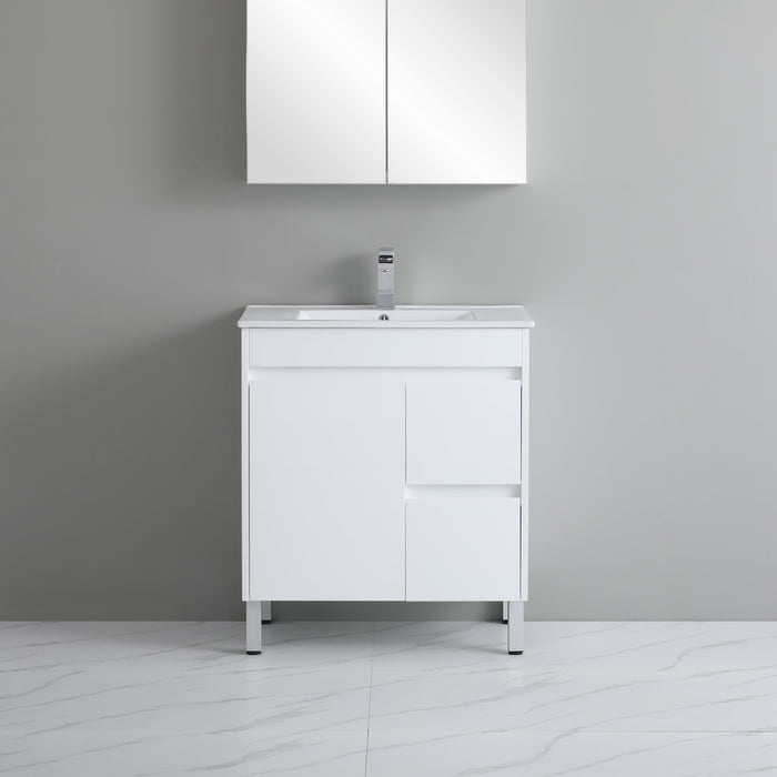 PVC 750mm Narrow Vanity on Legs