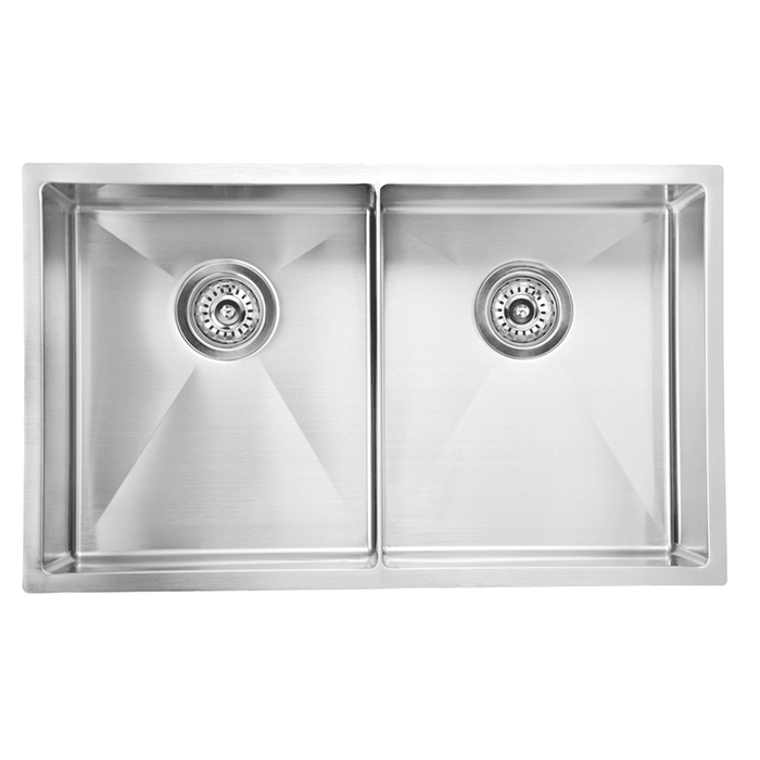 Luminare Stainless Steel Sink 880 x 440 x 250mm - Double Bowl