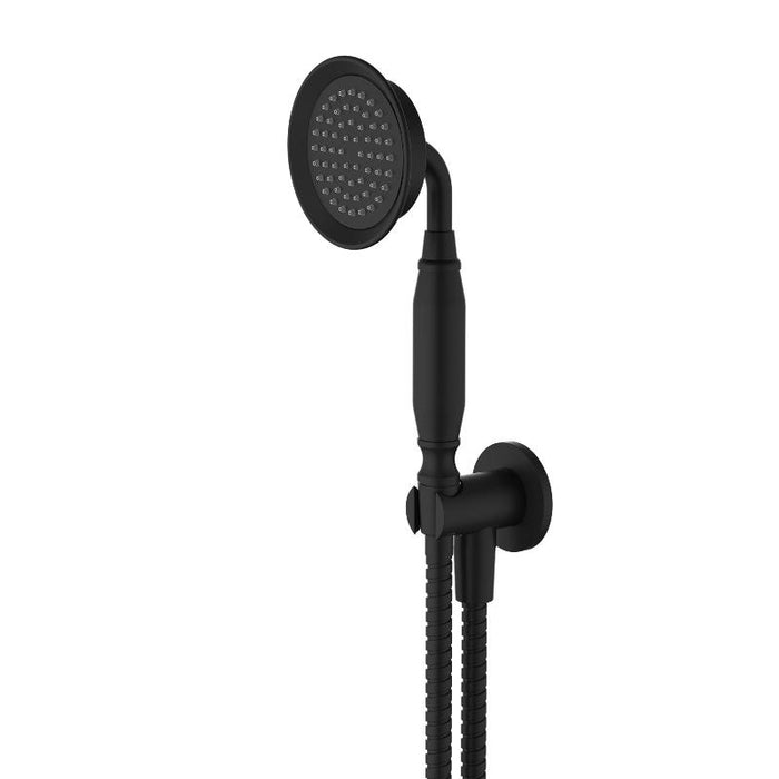 Montpellier Matte Black Traditional Hand Held Shower Set