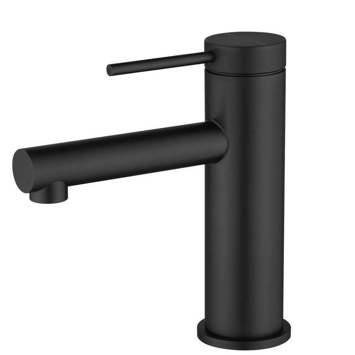 Mica Matte Black Basin Mixer Straight