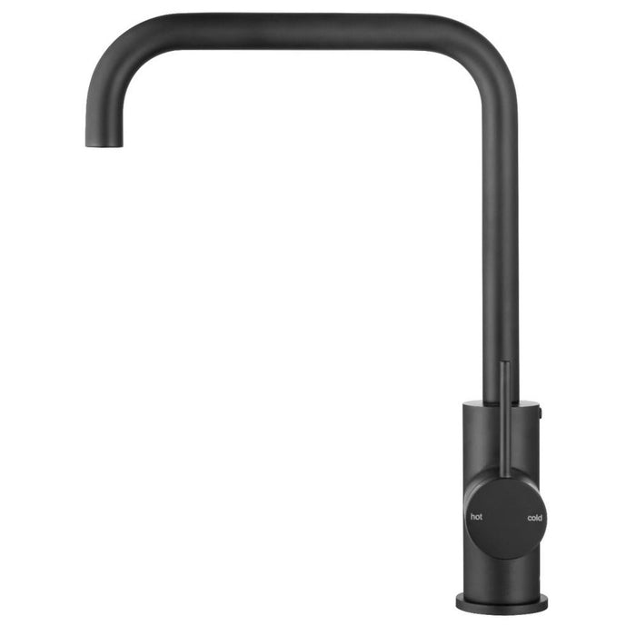 Mica Matte Black Soft-Square Sink Mixer