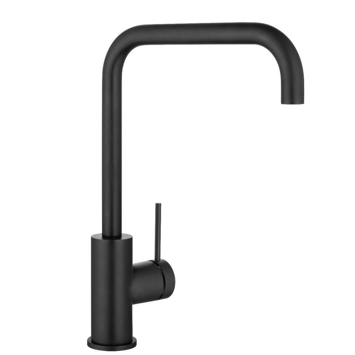 Mica Matte Black Soft-Square Sink Mixer