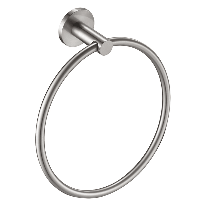 Mica Brushed Nickel Hand Towel Ring