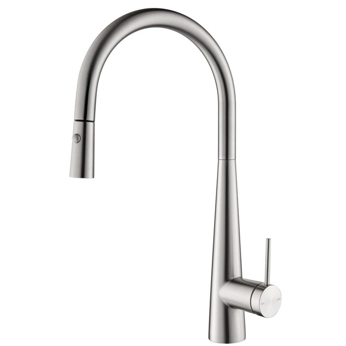 Mica Brushed Nickel Pull-Out Cone Sink Mixer