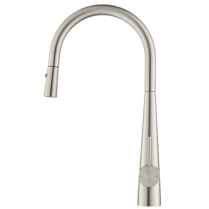 Mica Brushed Nickel Pull-Out Cone Sink Mixer