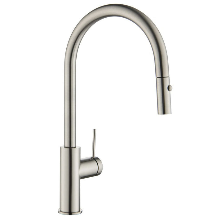 Mica Brushed Nickel Pull-Out Sink Mixer