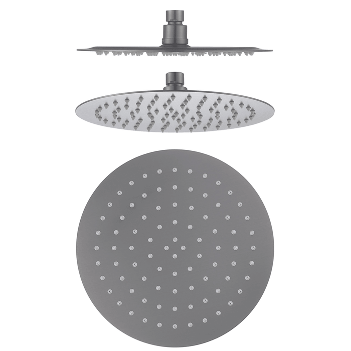 Mica Brushed Nickel Shower Head - 250mm