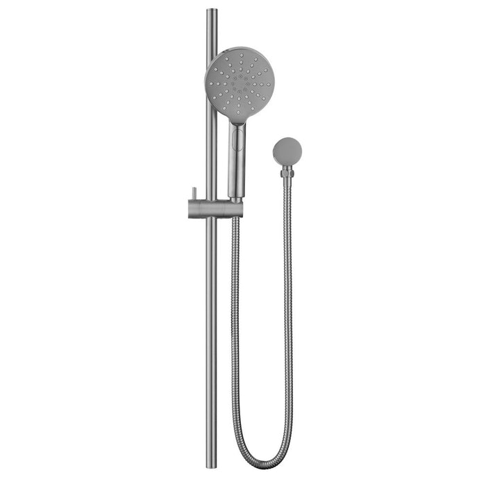 Mica Brushed Nickel Shower Rail