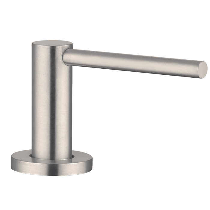 Mica Brushed Nickel Soap Dispenser