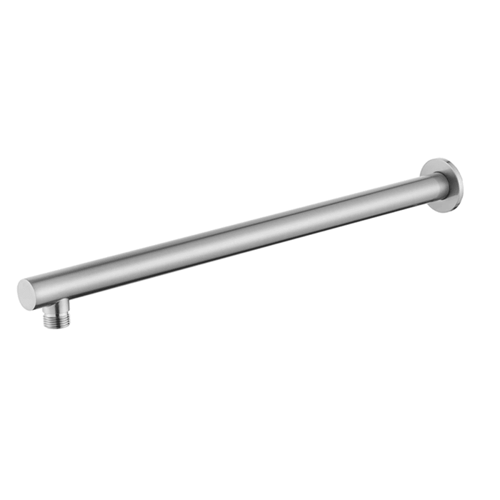 Mica Brushed Nickel Wall Shower Arm - 450mm - Straight